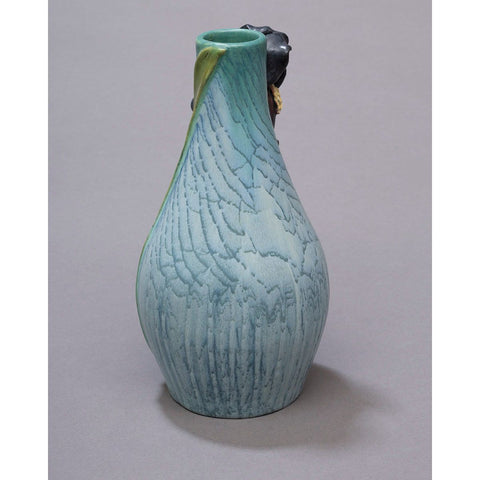 Enchanted Iris Vase in Shibori