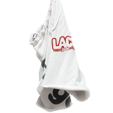 FREECITY × LACMA Lets Go Together Shorts in White