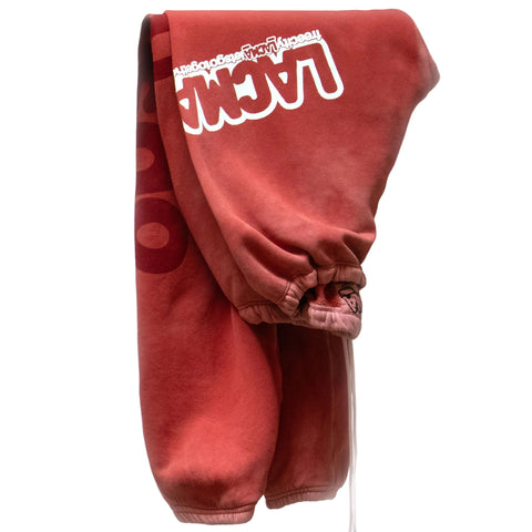 FREECITY × LACMA Lets Go Together Sweatpants in Orange