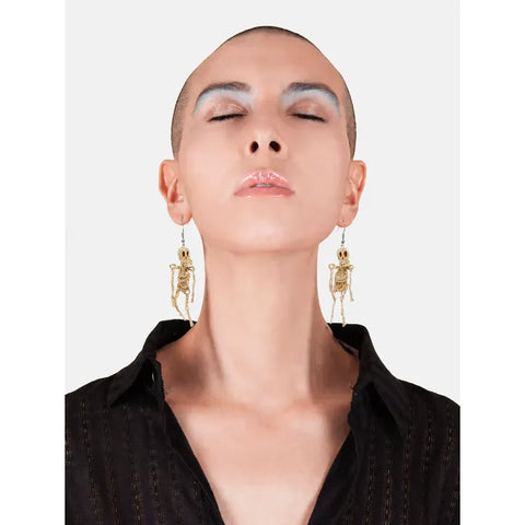 Skeleton Earrings by Carla Fernandez