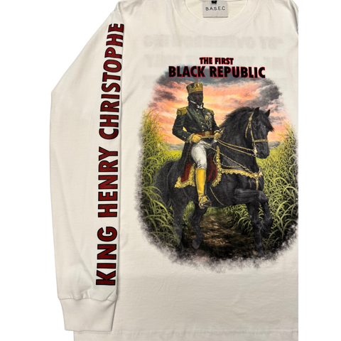 Tavares Strachan Henry Christophe Long Sleeved T-shirt in White