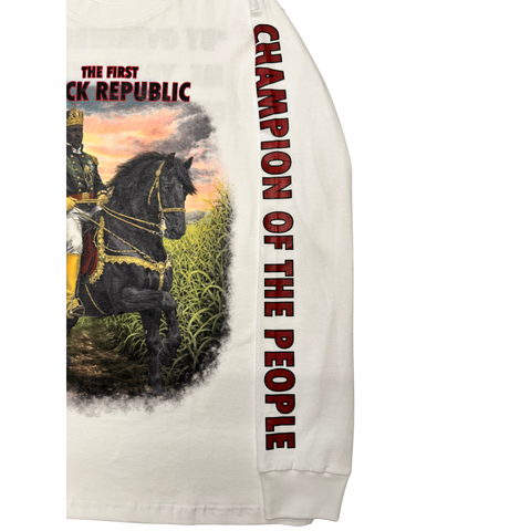 Tavares Strachan Henry Christophe Long Sleeved T-shirt in White