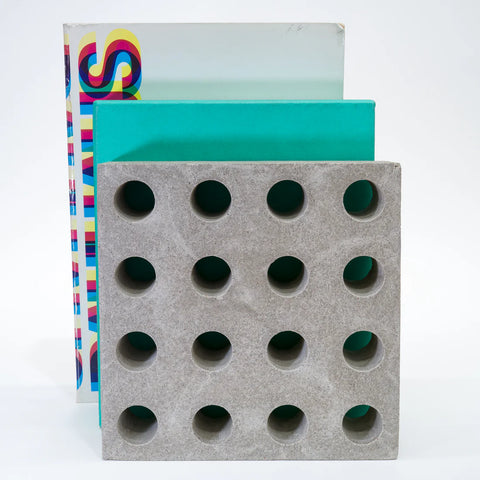 Molly Larkey Brutalist Dot Bookend