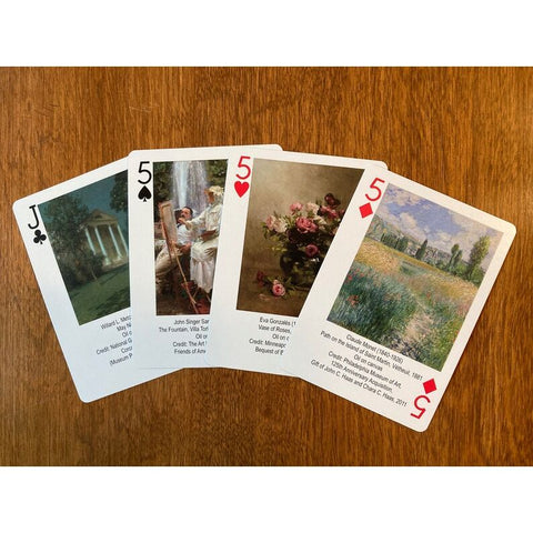 Impressionist and Post-Impressionist Art Playing Cards