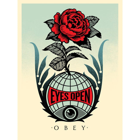 Obey Eyes Open Signed Offset Lithograph