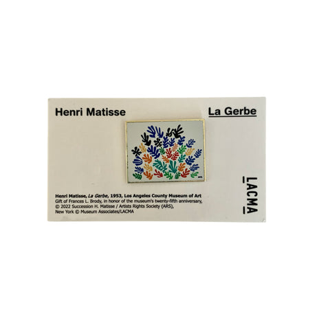 Henri Matise "Le Gerbe" Enamel Pin