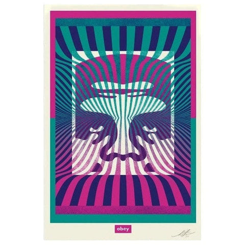 Obey Op Art Icon Offset Lithograph