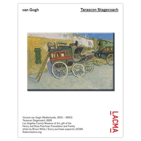 Vincent van Gogh Tarascon Stagecoach Magnet