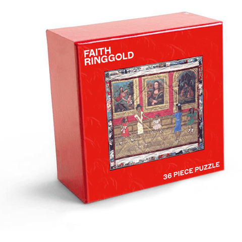 Faith Ringgold 'Dancing at the Louvre' 36 pc Jigsaw Puzzle