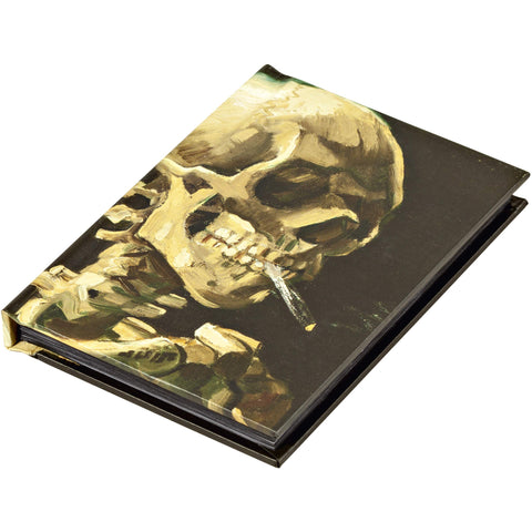 Head of a Skeleton with a Burning Cigarette Vincent van Gogh Mini Notebook