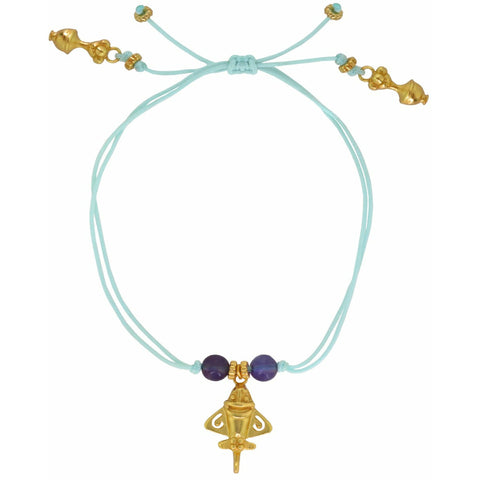 Agates and Quimbaya Golden Flyer Bracelet