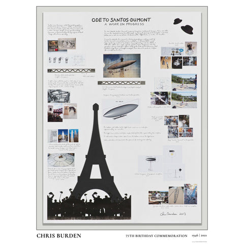 Chris Burden Ode to Santos-Dumont Poster