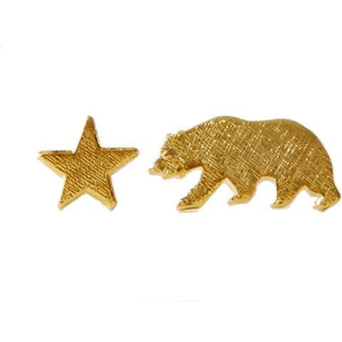Bear Star Earrings