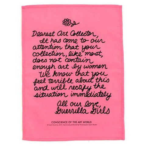 Guerilla Girls Dear Art Collector Handkerchief