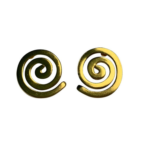 Round Spiral Calima Earrings