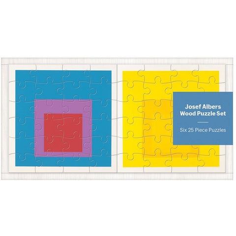 Josef Albers Set of 6 Wooden Puzzles