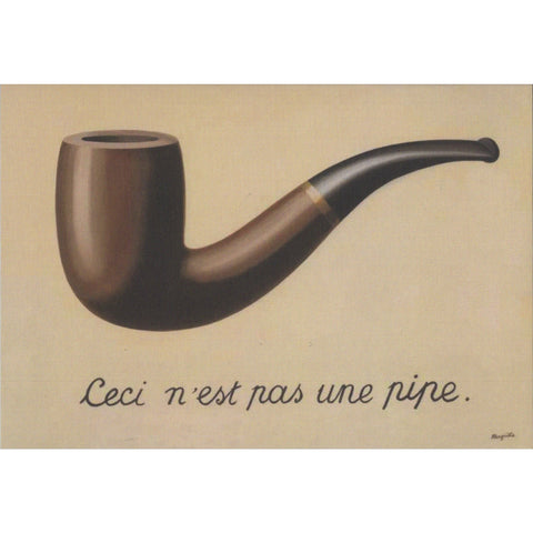 René Magritte The Treachery of Images Journal