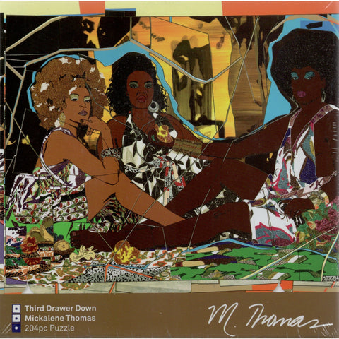Mickalene Thomas Le déjeuner sur l'herbe: Les Trois Femmes Noires 204 Piece Puzzle