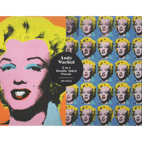 Andy Warhol Marilyn 2-in-1 Double Sided 500 Piece Puzzle