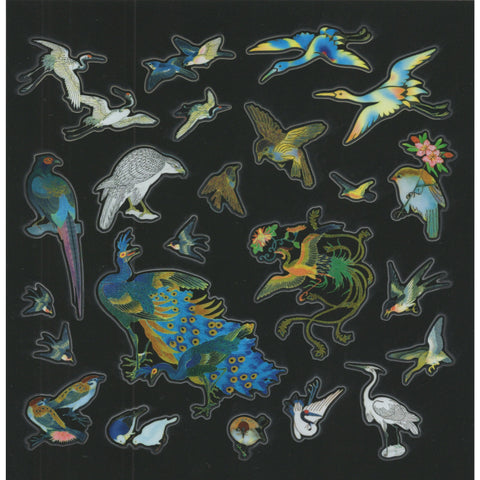 Cloisonné Birds Sticker Collection