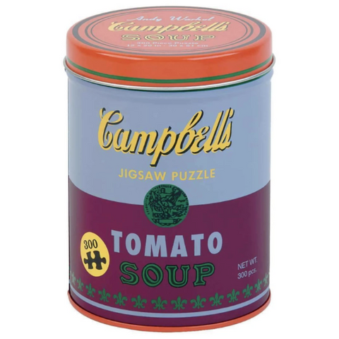 Andy Warhol 'Tomato Soup' Soup Can 300 Piece Puzzle in Red