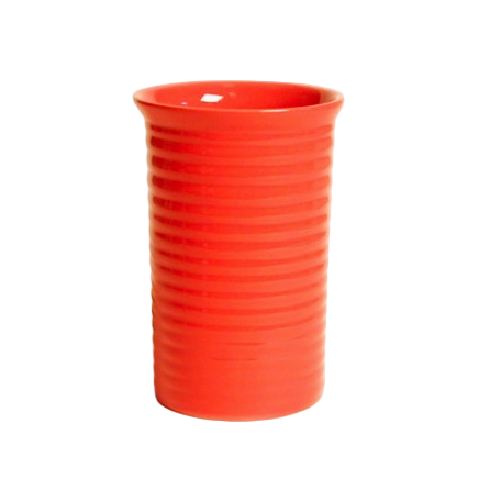 Bauer 9 inch Ringware Vase in Orange