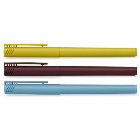 Normann Copenhagen Felt Pens 3 piece set, Yellow Maroon Light Blue