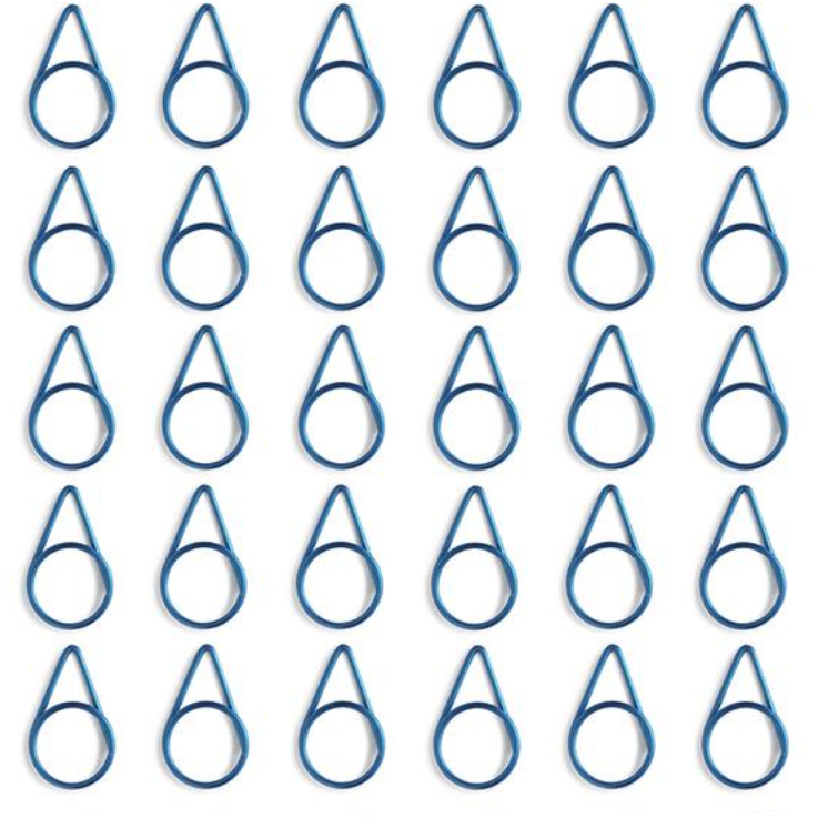 Normann Copenhagen Paper Clips Metallic Blue – LACMA Store