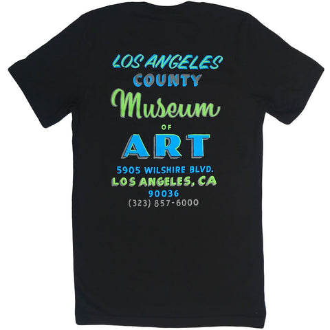 LACMA Sign Painted T-shirt in Black