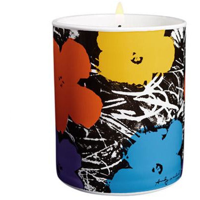 Andy Warhol Flowers Perfumed Candle (Purple)