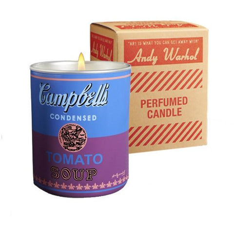 Andy Warhol Campbell's Soup Can Perfumed Candle in Blue/Purple