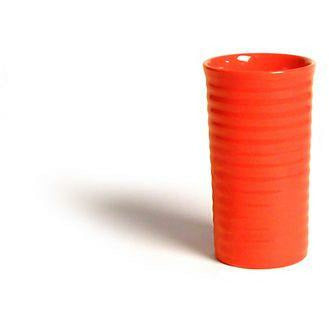 Bauer 7 inch Ringware Vase in Orange