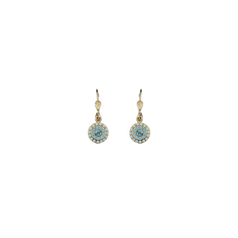 Clio Blue Gold Earrings