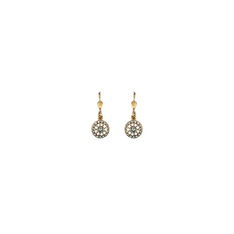 Clio Crystal Gold Earrings