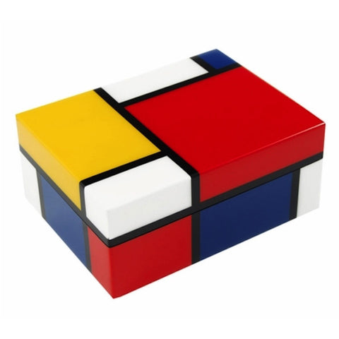 Piet Mondrian Medium Lacquer Box