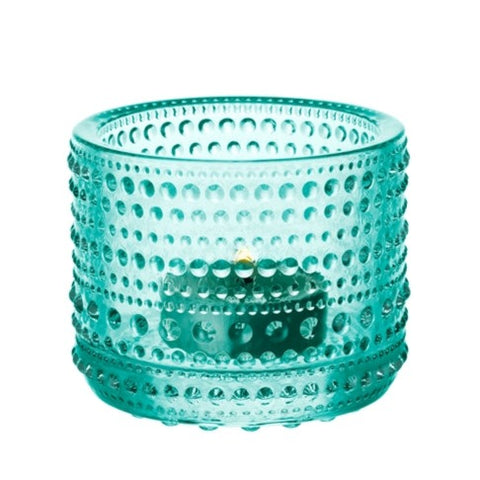 Kastehelmi Tealight Candleholder in Water Green