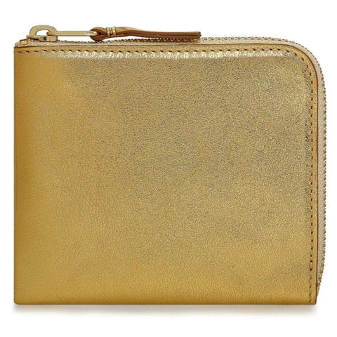 Comme des Garçons Gold Zip Around Wallet