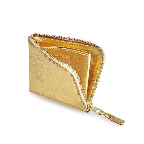Comme des Garçons Gold Zip Around Wallet