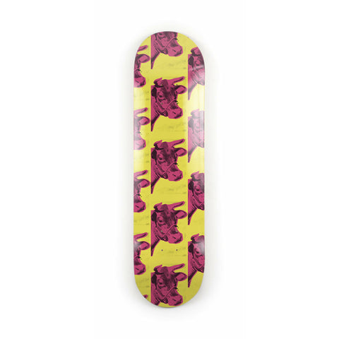 Andy Warhol Campbell Cow (Pink & Yellow) Skateboard Deck